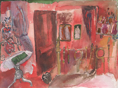 Ταξίδι στην Αλεξάνδρεια του Καβάφη – Υδατογραφίες της Anna Boghiguian